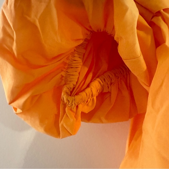 NWT Jonathan Simkhai Tala Puff Sleeve Poplin Top - Picture 6 of 11